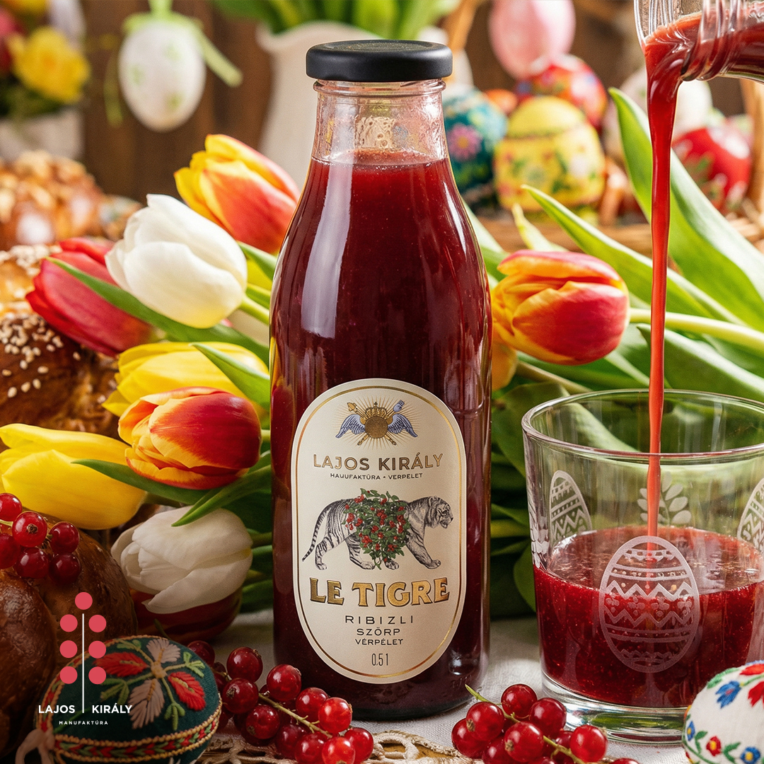 Rostos Piros Ribizli Szörp